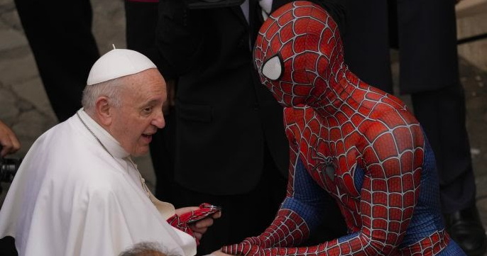 Spiderman Pope Francis Vatican