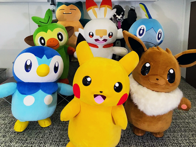 Pikachu and his friends