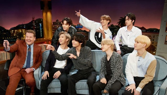 James Corden BTS the Late Late Show United Nations