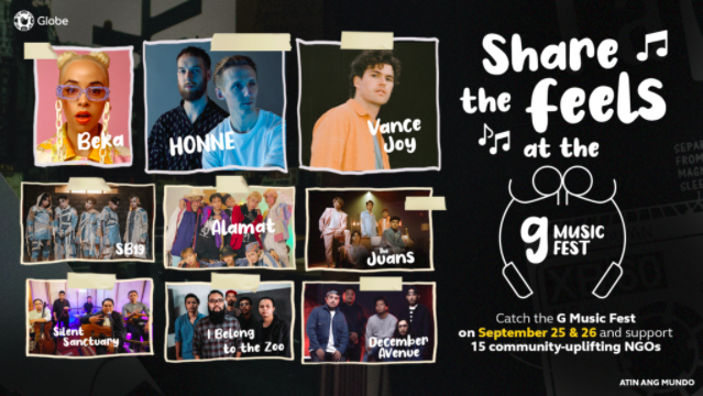 Watch & Share the Good Vibes: ​​HONNE, Vance Joy, BEKA, SB19, many more to perform at G Music Fest 2021