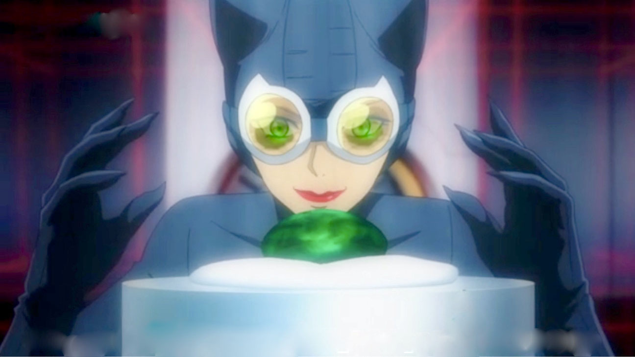 Catwoman Hunted anime art style DC