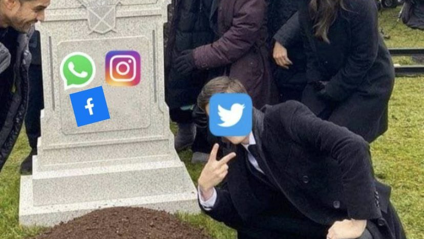 Facebook & Instagram were down, so people went on Twitter to meme about it