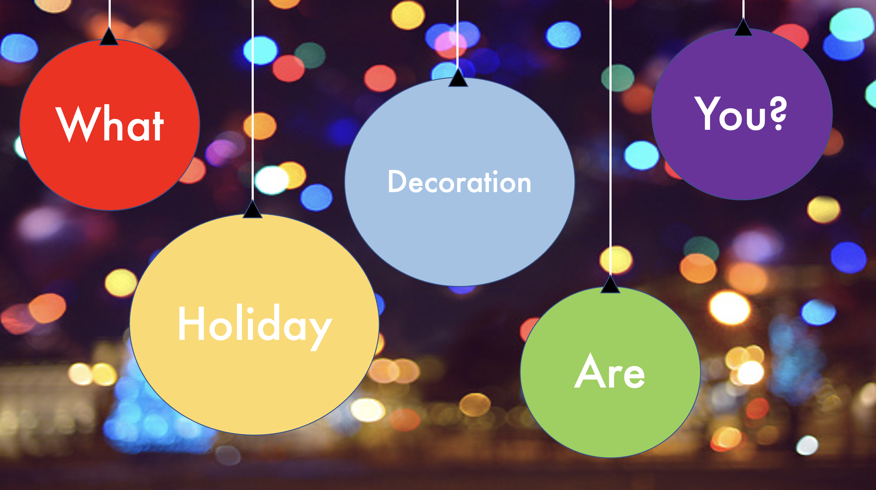 PowerPoint night (Holiday Edition): 10 Topics for some inspiration