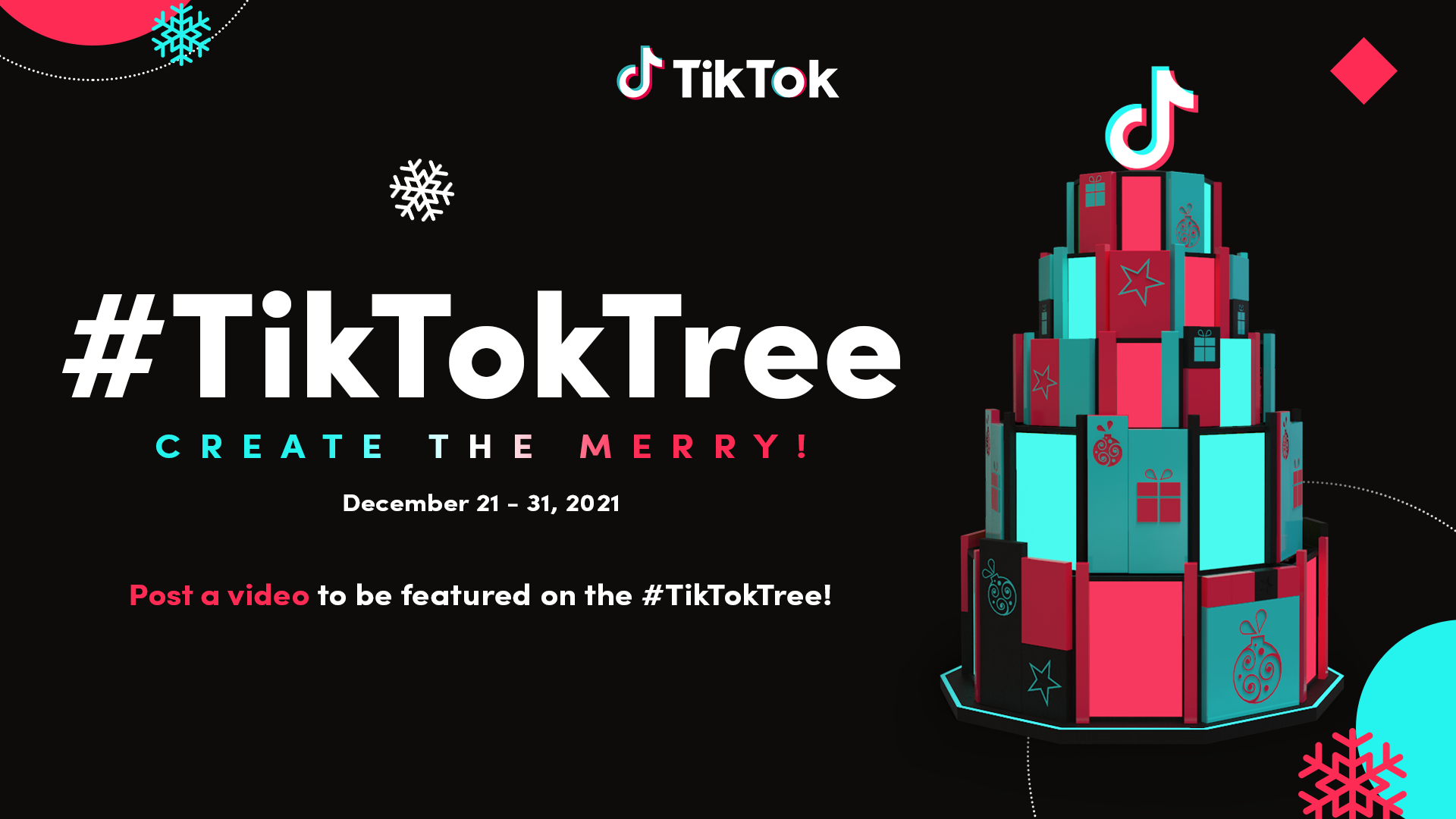 The TikTok Christmas Tree lights up Bonifacio High Street, spreading holiday cheer this December