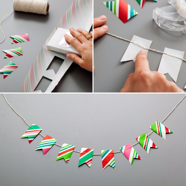 Christmas DIY recycle wrapper