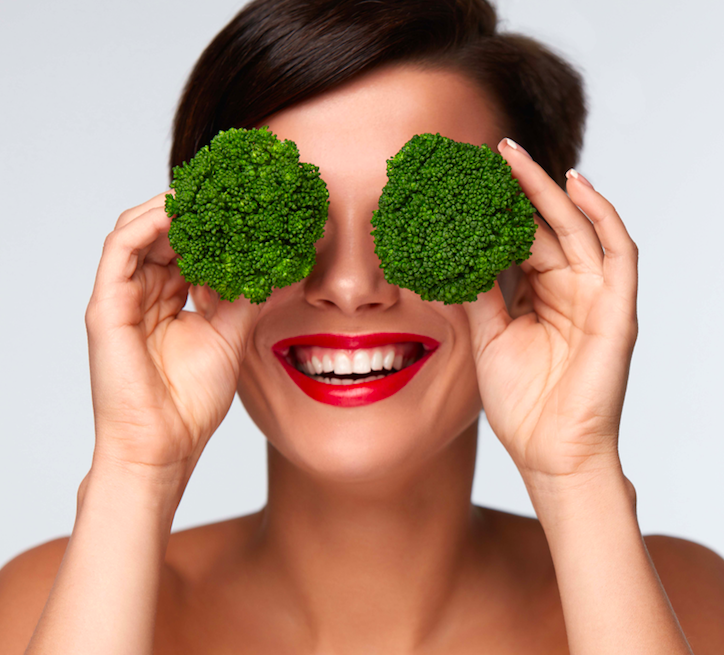woman beauty broccoli etx