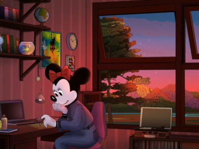 Minnie Mouse apparently has a Lo-fi playlist now