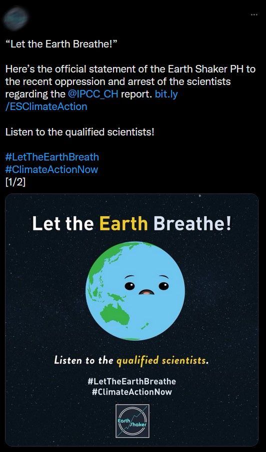 let the earth breathe