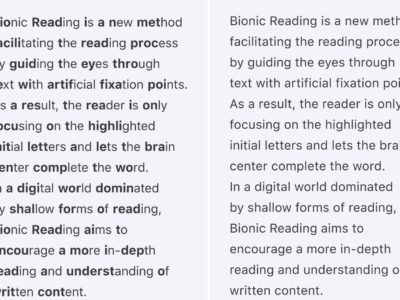 Bionic Reading may be the game changer for neurodivergent readers