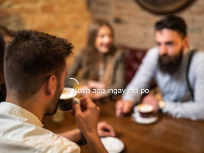 Is it rude to ask someone to keep the noise down in coffee shops?