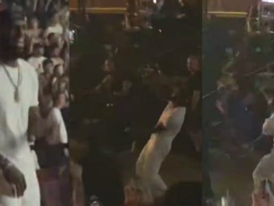 WATCH: Lebron showcases dance moves at Kendrick Lamar concert