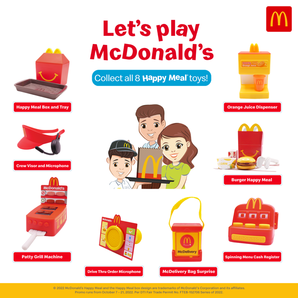 Recreate the McDonald’s experience at home with the new Happy Meal Toy