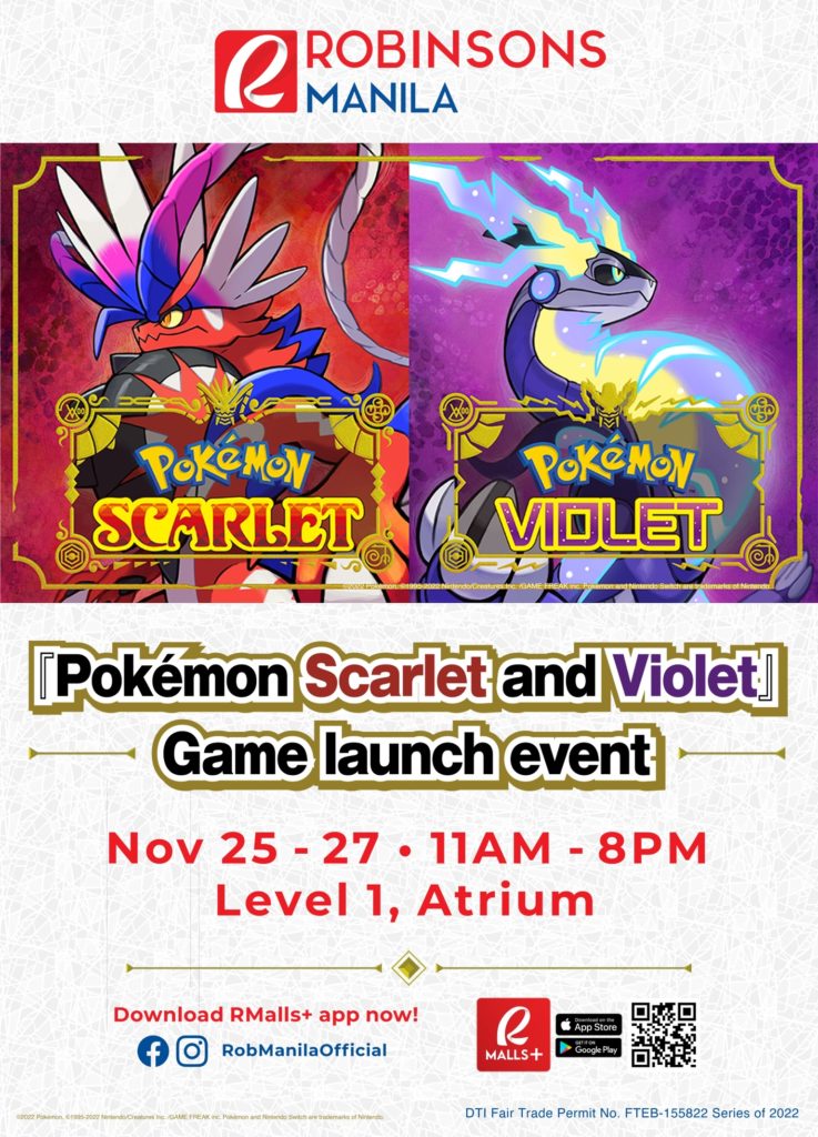 Robinsons Malls launches Pokemon’s biggest game for the year