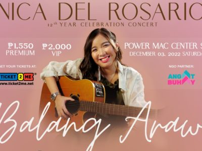 Singer-songwriter Nica del Rosario celebrates 12th year Anniversary with ‘Balang Araw’ concert