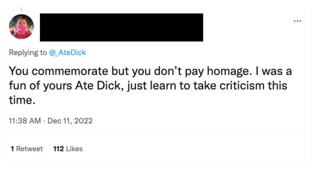 Ate Dick Tweets 3