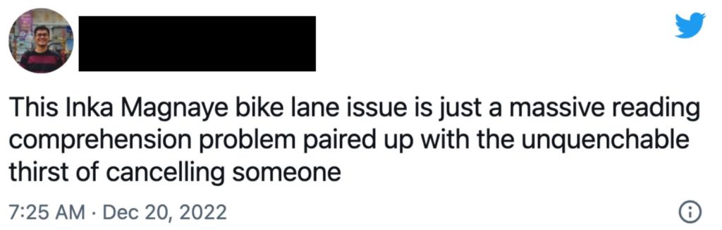 Bike lane issue pop inqpop - 19