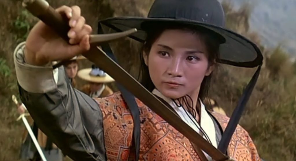 Cheng Pei-Pei as Golden Swallow in Come Drink With Me (1966)