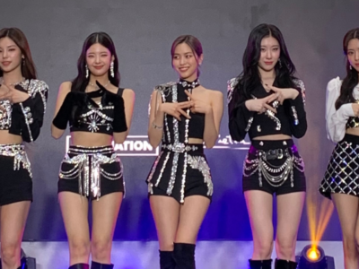 ITZY greets Filo MIDZYs at a press event before the Manila leg of ‘1st World Tour: Checkmate’