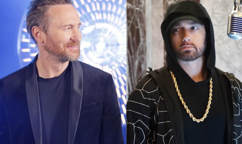 David Guetta fakes Eminem's voice pop inqpop