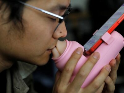 This Chinese 3D device allows long-distance relationship couples to kiss ‘virtually’