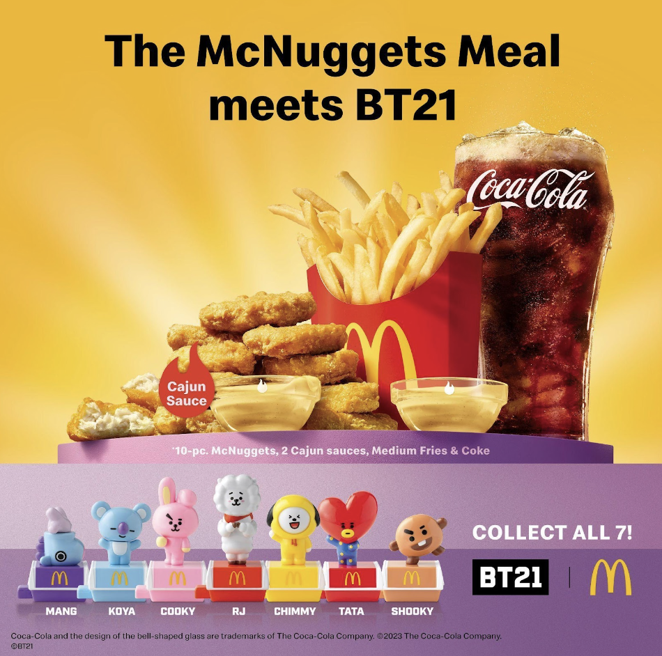 McDonald's McNuggets BT21