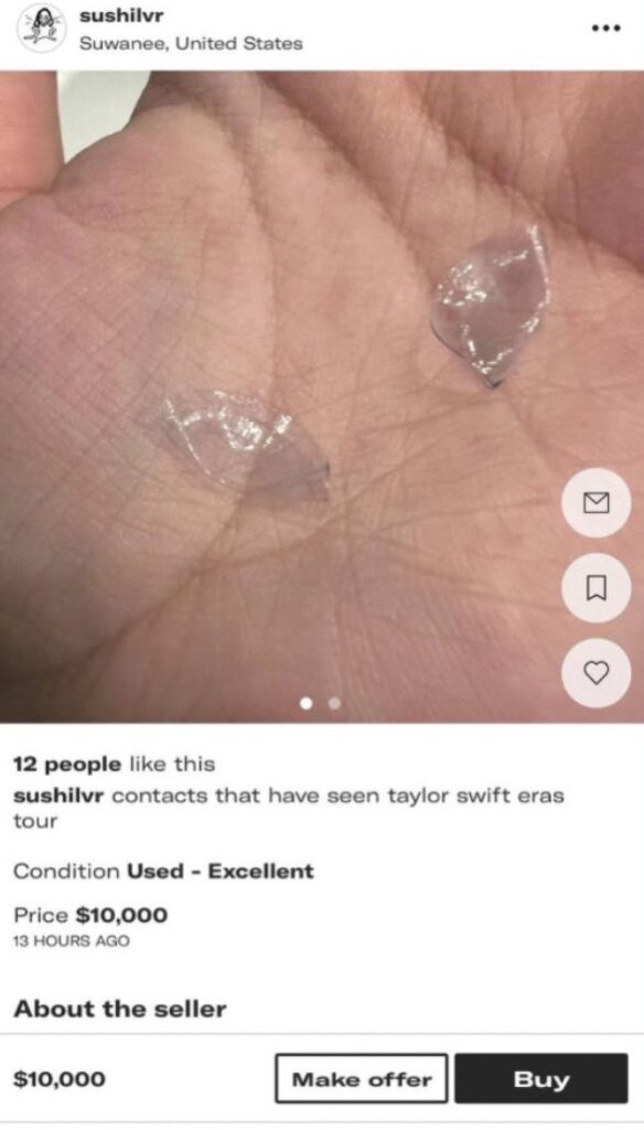 fan sold contact lenses