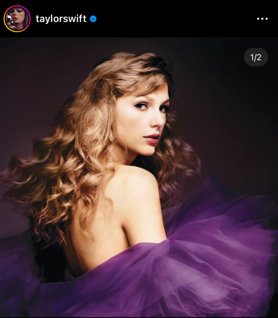 Taylor's IG post