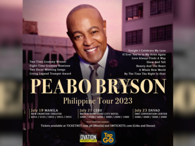 ‘A Whole New World’, ‘If Ever You’re In My Arms Again’: Peabo Bryson is making 3 stops in his PH Concert Tour 2023