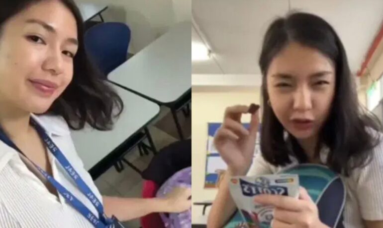 Malaysian teacher apologizes after facing backlash over TikTok video of her checking her students’ bags pop inqpop