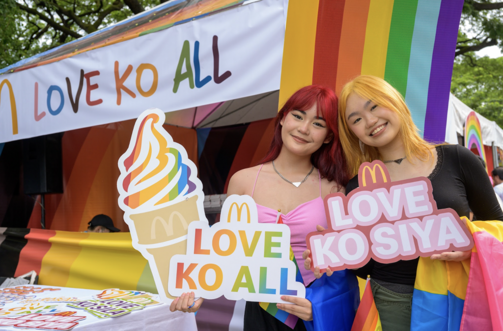 McDonald's Philippines Pride Month rainbow