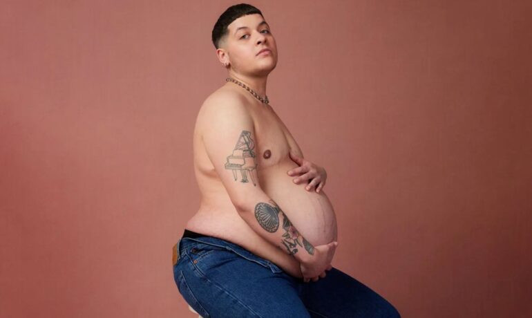 Pregnant trans man proudly poses for the cover of Glamour UK pop inqpop