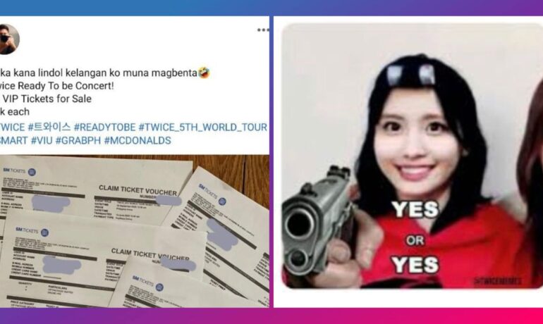 scalper proudly flaunts his ticket-selling 'business' as he sells VIP tickets for TWICE concert worth 40k each (2)