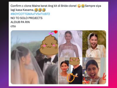 AlDub nation on Arjo-Maine wedding: ‘That’s Maine Mendoza’s clone’