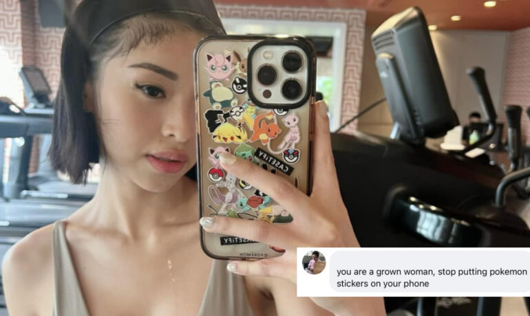 Filipina gaming video creator blasts commenter about Pokemon stickers on her phone pop inqpop