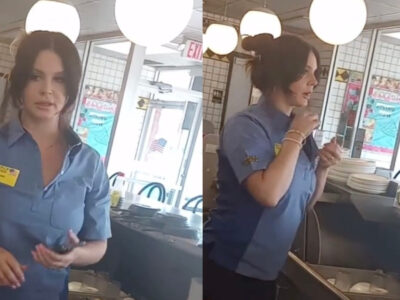 Lana Del Rey working in a fast food chain leaves fans surprised