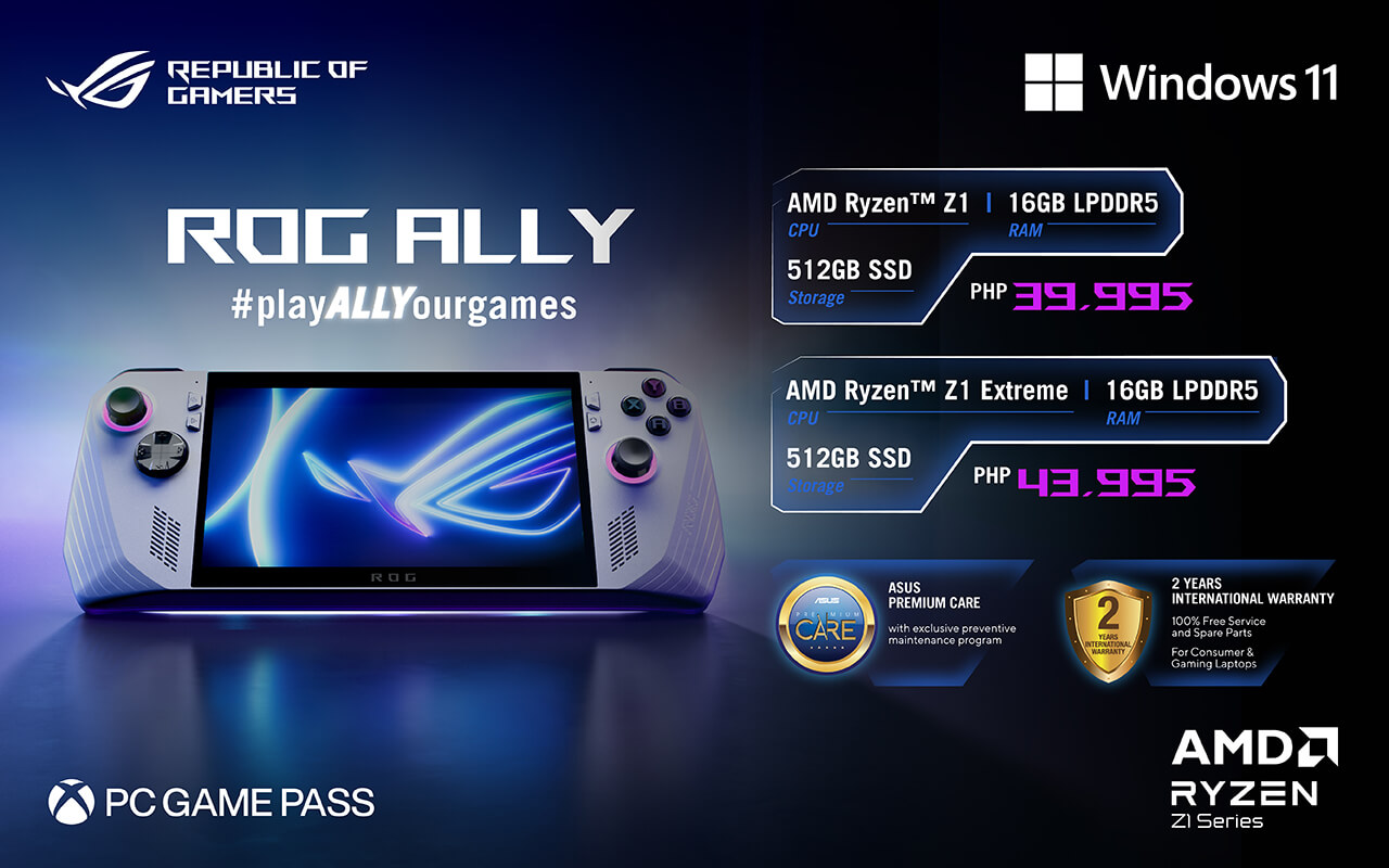 ROG ALLY - ROG's First Handheld Gaming PC 