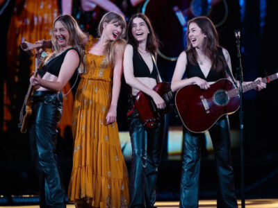 Taylor Swift performs surprise track ‘No Body, No Crime’ with HAIM on Eras Tour