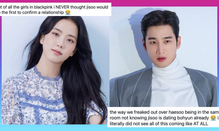 BLINKs react to the confirmed relationship of Jisoo and Ahn Bo Hyun pop inqpop (1)