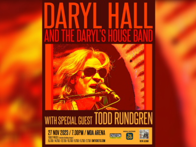 Daryl Hall to hold PH concert this November 2023