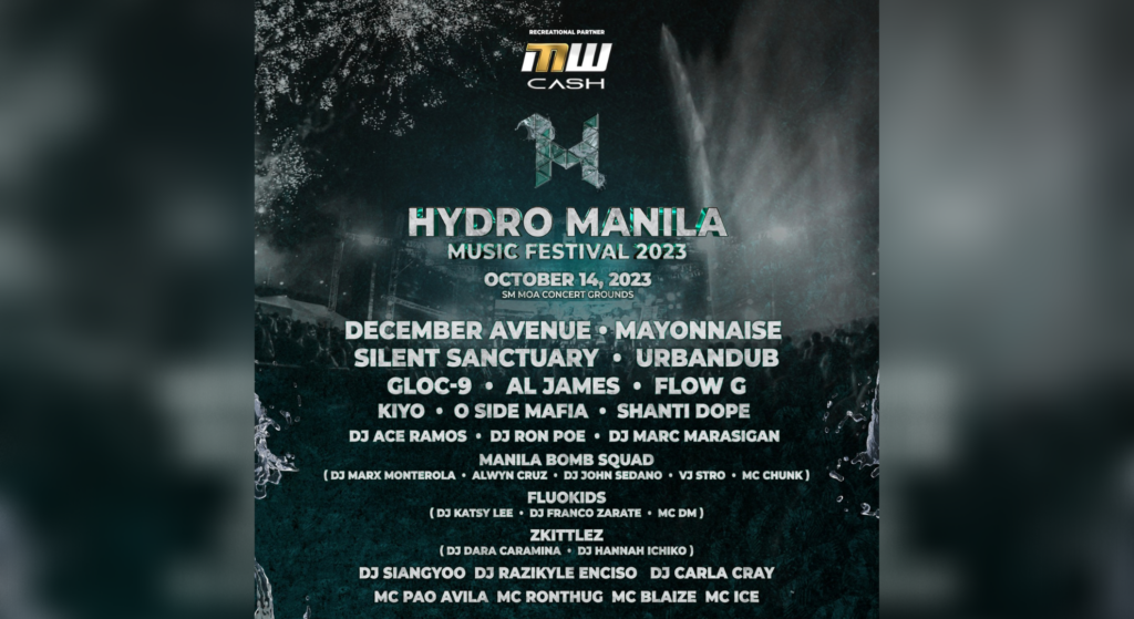 Hydro Manila returns this 2023 with a bigger celebration of music