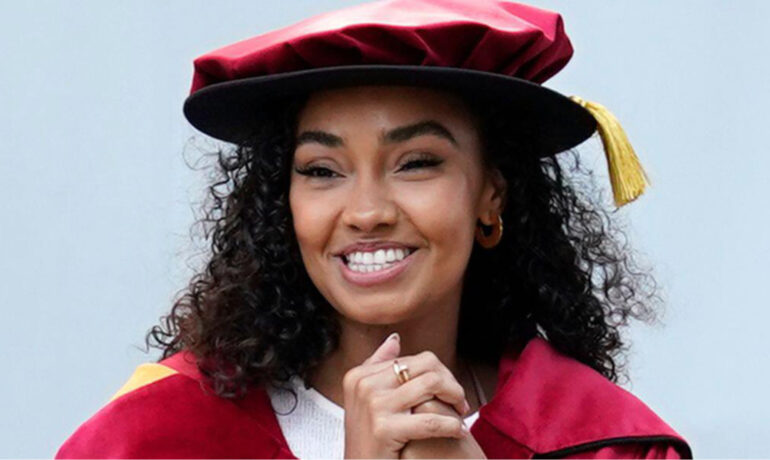 Little Mix’s Leigh-Anne Pinnock proudly receives an honorary doctorate for her music career and for co-founding the charity ‘The Black Fund’ pop inqpop