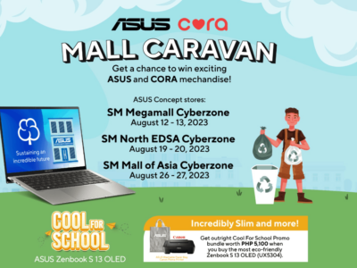 ASUS x CORA announce Eco-Ikot and Cool for School Mall Caravan