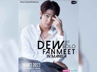Thai actor Dew Jirawat charms his way back to Manila for his 1st solo fan meet