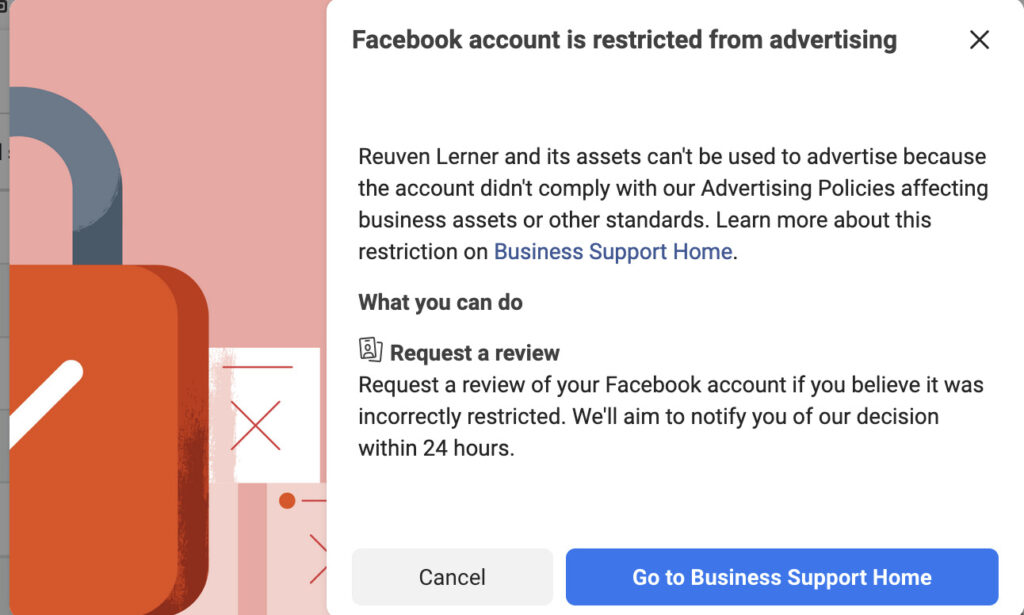 Facebook Account Restriction (1)