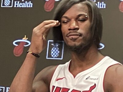 Jimmy Butler officially becomes part of meme culture after debuting his new hairdo