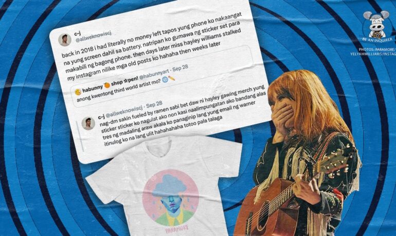 Artist CJ Pangindian retells a story of his unforgettable experience with Paramore’s Hayley Williams in 2018.