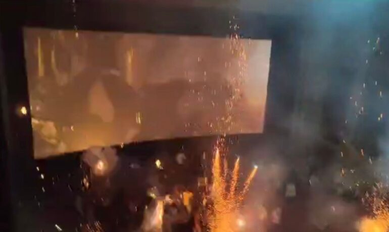 Bollywood star Salman Khan reprimands moviegoers after fireworks burst inside the cinema pop inqpop