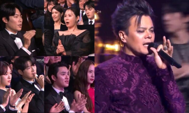 Korean celebrities seem to be out of words following JY Park’s performance at the 44th Blue Dragon Film Awards pop inqpop
