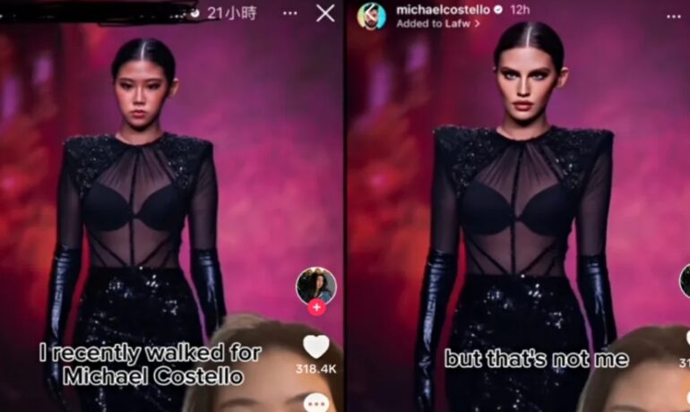 Model accuses fashion designer Michael Costello of whitewashing her face with AI pop inqpop
