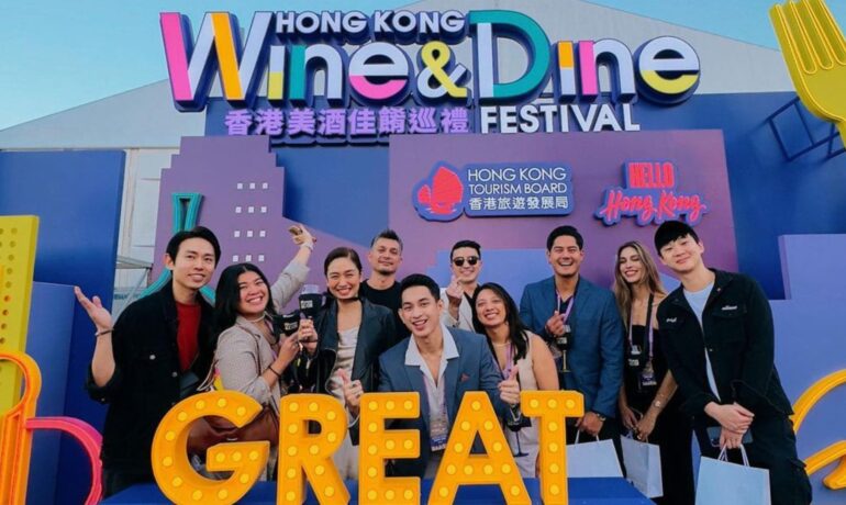 Your favorite Filipino celebrities play and dine Hong Kong style pop inqpop